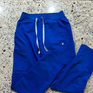 Yola yoga skinny scrub pants royal blue